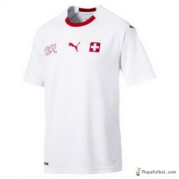 Camiseta Suiza Replica Segunda 2018 Blanco